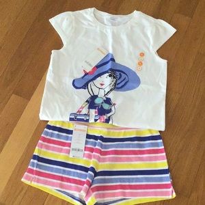 Gymboree matching girl set